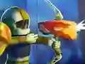 Jwèt Nerf: Big Blasters Rampage Run sou entènèt