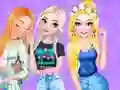 Jwèt Princesses and Pets Matching Outfits sou entènèt