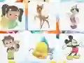 Jwèt Cartoon Characters: Memory sou entènèt