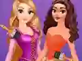 Jwèt Disney Princesses Rainbow Dresses sou entènèt