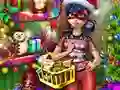 Jwèt Dotted Girl Christmas Shopping sou entènèt
