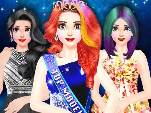 Jwèt Top Model Fashion Dress Up sou entènèt