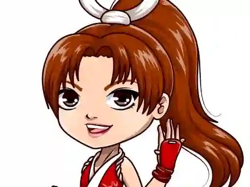 Jwèt Chibi Fighter Dress Up Game sou entènèt