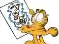 Jwèt Garfield connects the dots sou entènèt