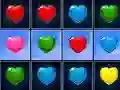 Jwèt Hearts Match 3 sou entènèt