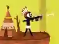 Jwèt Stickman Destruction Warrior sou entènèt