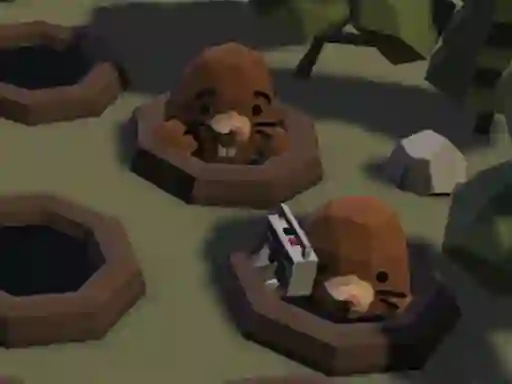 Jwèt Whack A Mole sou entènèt