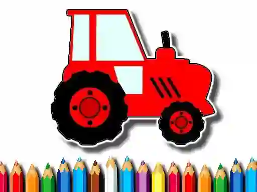 Jwèt Easy Kids Coloring Tractor sou entènèt