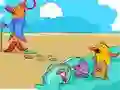 Jwèt Cartoon Birds Differences sou entènèt