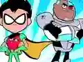 Jwèt Teen Titans Jigsaw sou entènèt