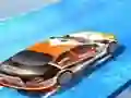 Jwèt Water Slide Car Race sou entènèt