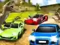 Jwèt Dino Car Race sou entènèt