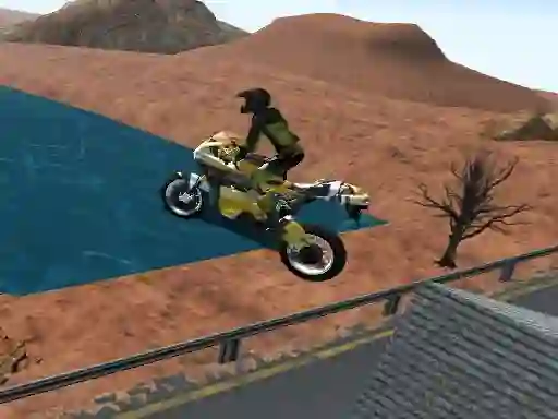 Jwèt Highway Traffic Bike Stunts sou entènèt