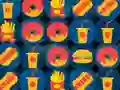Jwèt Fast Food Match 3 sou entènèt