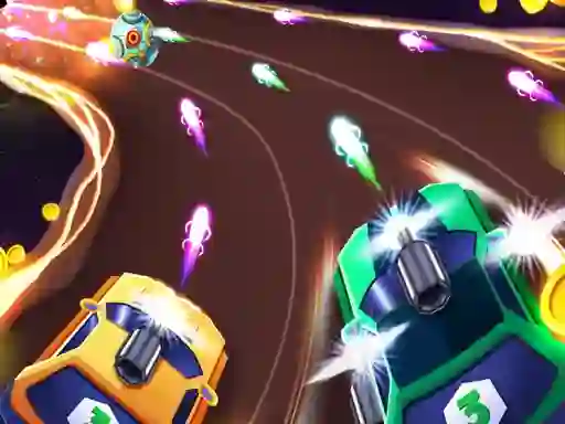 Jwèt Merge Car Defense sou entènèt