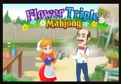 Jwèt Flower Triple Mahjong sou entènèt
