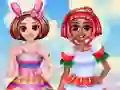 Jwèt BFF Foodie Cosplay sou entènèt