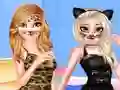 Jwèt Princess Animal Style Fashion Party sou entènèt