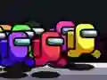 Jwèt Among Us Space Rush sou entènèt