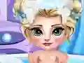 Jwèt Ice Queen Baby Bath sou entènèt