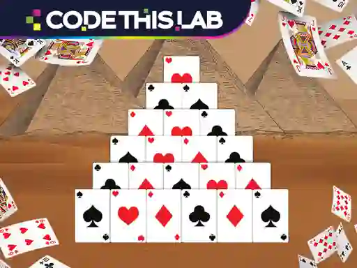 Jwèt Pyramid Solitaire sou entènèt