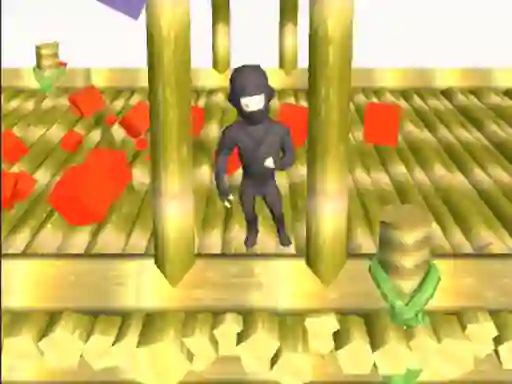 Jwèt Ninja Runs 3d sou entènèt