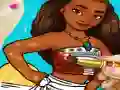Jwèt Moana Coloring Book sou entènèt