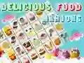 Jwèt Delicious Food Mahjong Connect sou entènèt