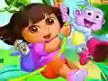 Jwèt Dora the explorer Hidden stars sou entènèt