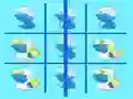 Jwèt Smurfs Tic Tac Toe sou entènèt