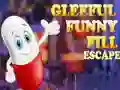 Jwèt Gleeful Funny Pill Escape sou entènèt