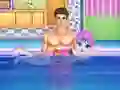 Jwèt Baby Taylor Learn Swimming sou entènèt