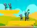 Jwèt Alien Shoot Zombies sou entènèt