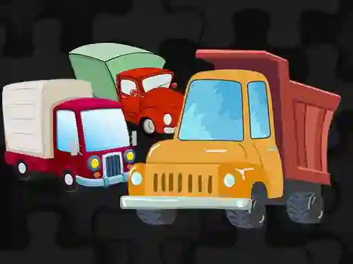 Jwèt Cartoon Truck Jigsaw sou entènèt