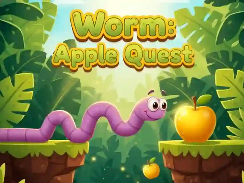 Jwèt Worm:  Apple Quest sou entènèt
