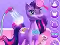 Jwèt Magical Unicorn Grooming World sou entènèt