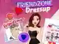 Jwèt FriendZone Dressup sou entènèt