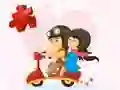 Jwèt Valentine's Day Puzzle sou entènèt