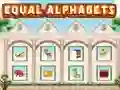 Jwèt Equal Alphabets sou entènèt