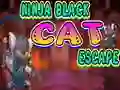 Jwèt Ninja Black Cat Escape sou entènèt