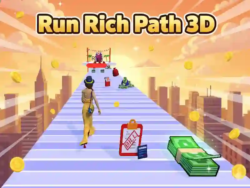 Jwèt Run Rich Path 3D sou entènèt