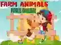 Jwèt Farm Animals Puzzles Challenge sou entènèt