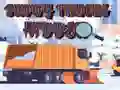 Jwèt Snowy Trucks Hidden sou entènèt
