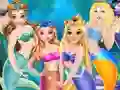 Jwèt Princess Mermaid Style Dress Up sou entènèt