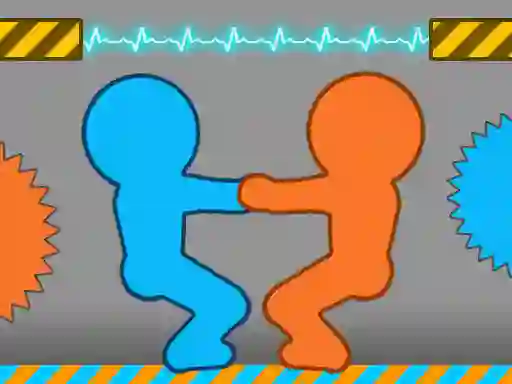 Jwèt Tug of Heads sou entènèt