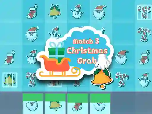 Jwèt Christmas Grab Match 3 sou entènèt