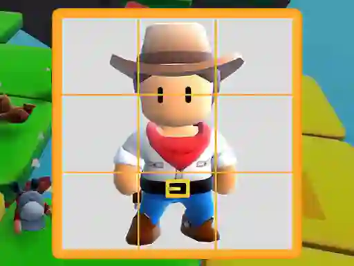 Jwèt Stumble Boys Sliding Puzzle sou entènèt