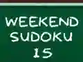 Jwèt Weekend Sudoku 15 sou entènèt