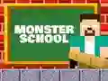 Jwèt Monster School: Roller Coaster & Parkour sou entènèt