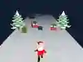 Jwèt 3D Santa Run sou entènèt
